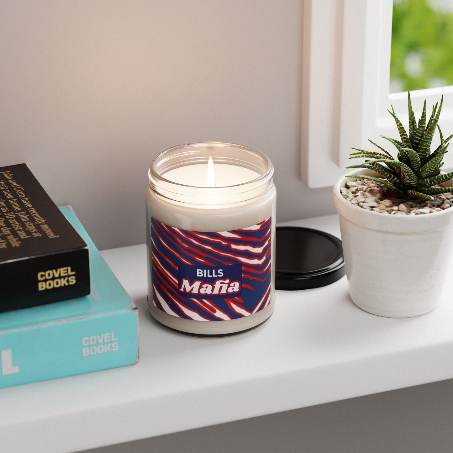 Bills Mafia Candle | 9oz Scented Soy Candle, Buffalo Bills Gift