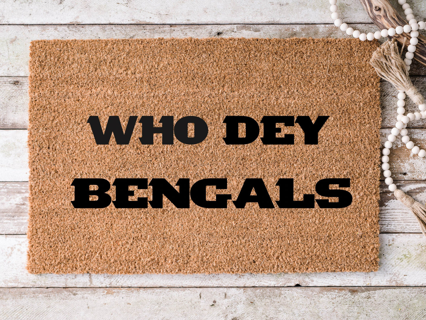Who Dey Bengals Doormat