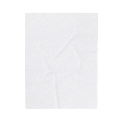 Baseball Moms Club Velveteen Blanket | Vintage Blue Pinstripe Throw