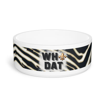 New Orleans Saints Who Dat Pet Bowl Dish - Dog Dish - Water Bowl