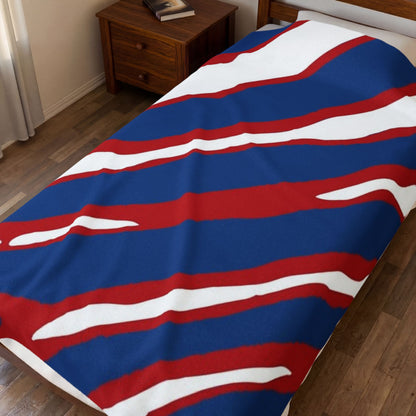 Buffalo Bills Mafia Plush Throw Blanket | Cozy Buffalo Football Game Day Blanket
