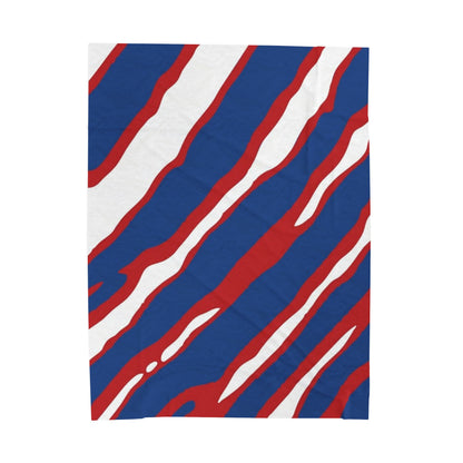 Buffalo Bills Mafia Plush Throw Blanket | Cozy Buffalo Football Game Day Blanket