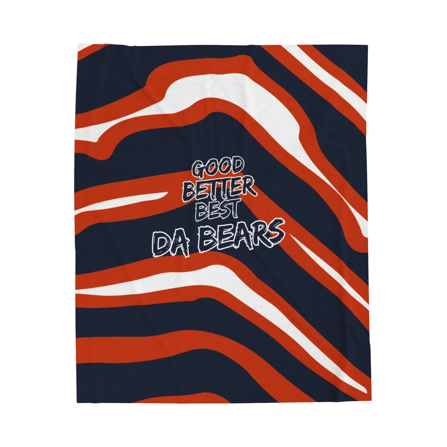 Chicago Bears Good, Better, Best Da Bears Plush Blanket