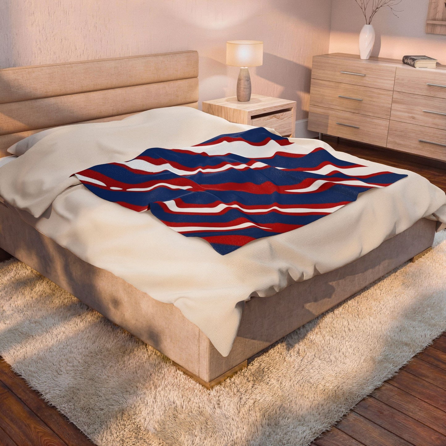 Buffalo Bills Mafia Plush Throw Blanket | Cozy Buffalo Football Game Day Blanket