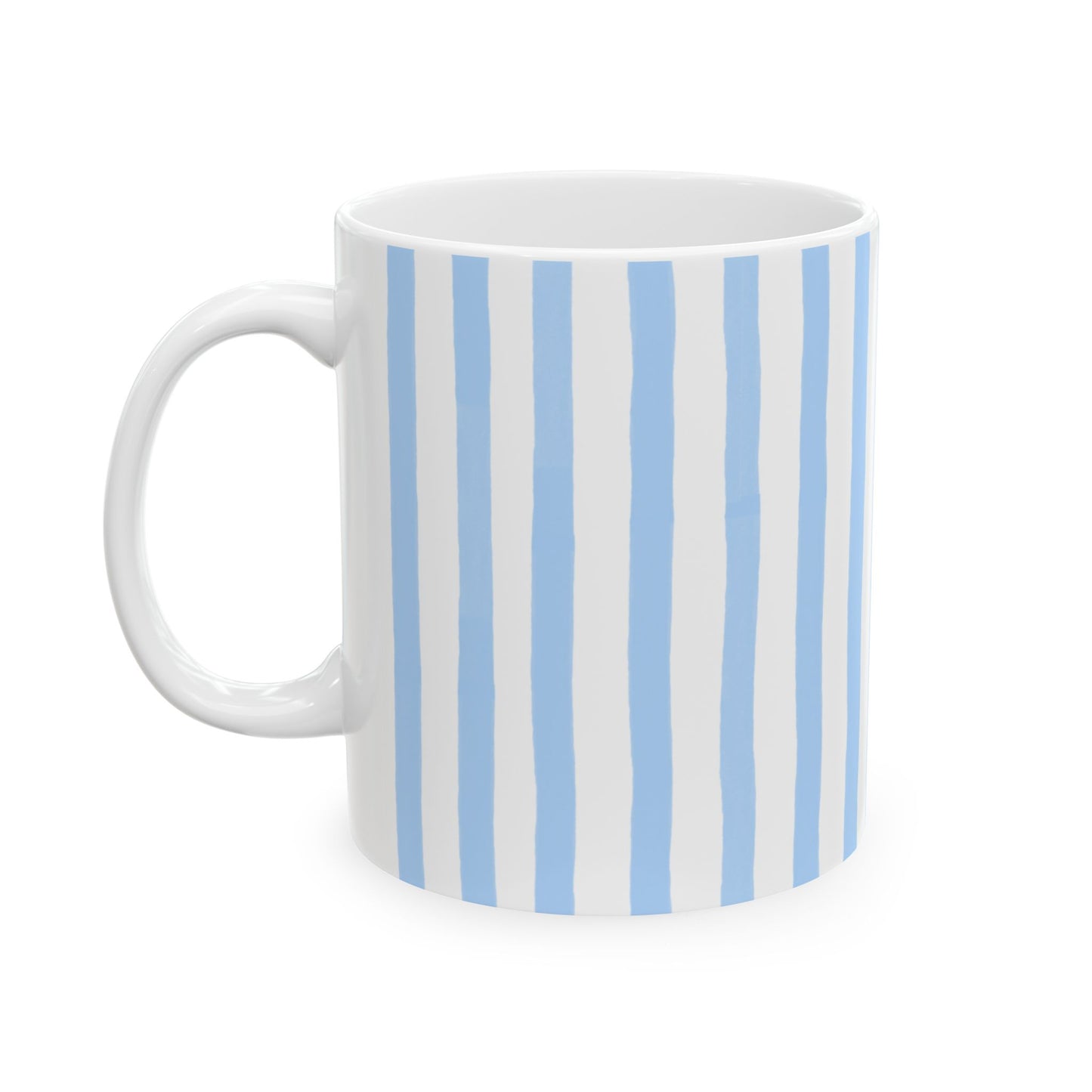 Baseball Moms Club Coffee Mug | Srtiped Baseball Mom Mug