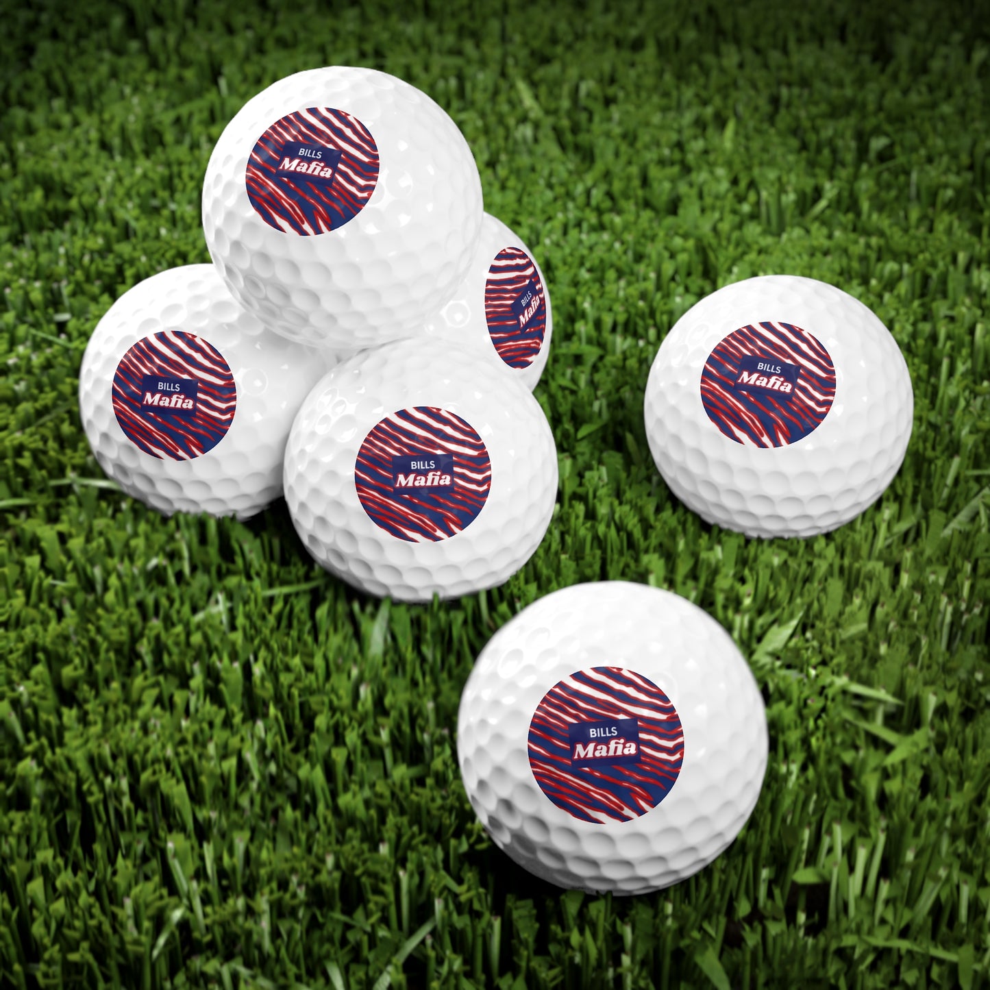 Buffalo Bills Mafia Golf Balls Set, 6pcs