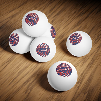 Buffalo Bills Mafia Ping Pong Ball Set, 6 balls - Buffalo Bills Gift