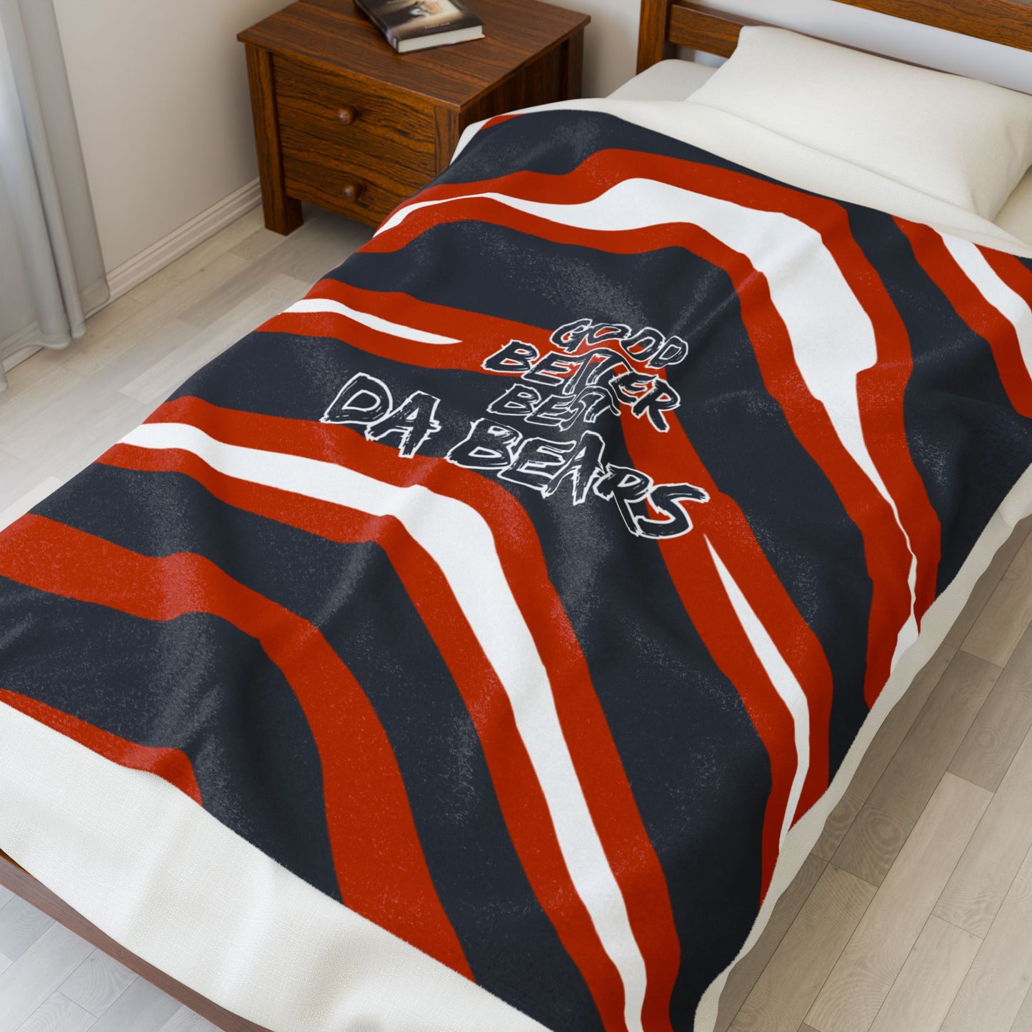 Chicago Bears Good, Better, Best Da Bears Plush Blanket