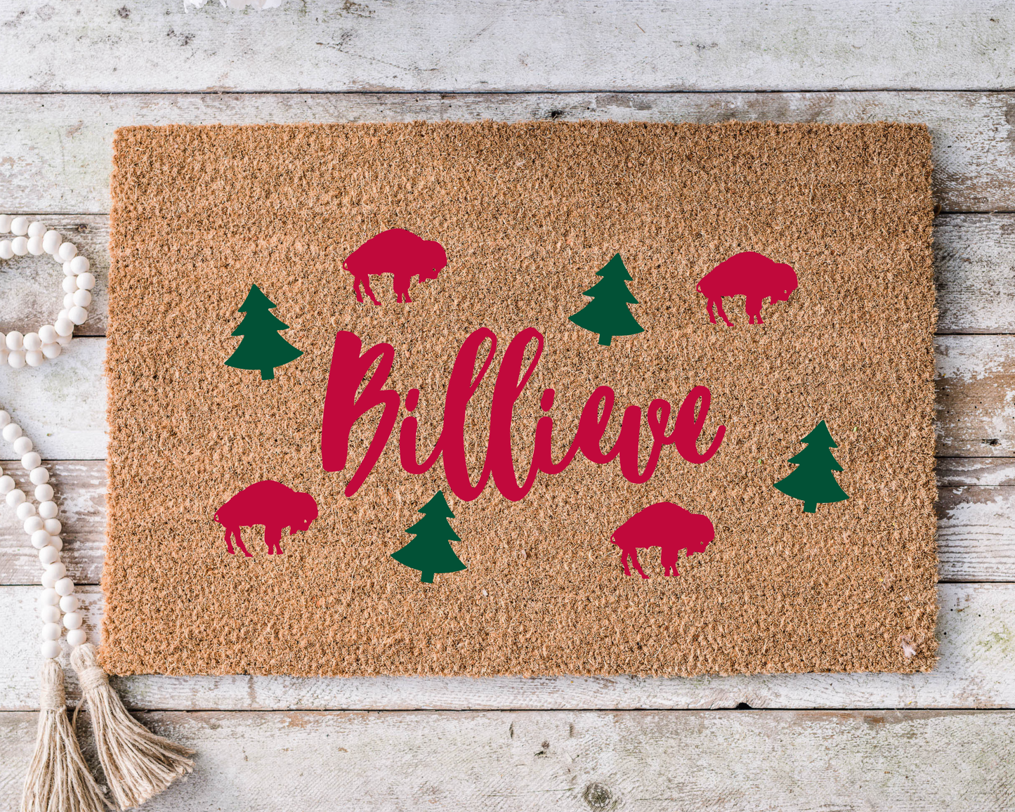 Buffalo Fans Holiday Doormat Paint & Sip @ Resurgence Brewing Co. 11/17