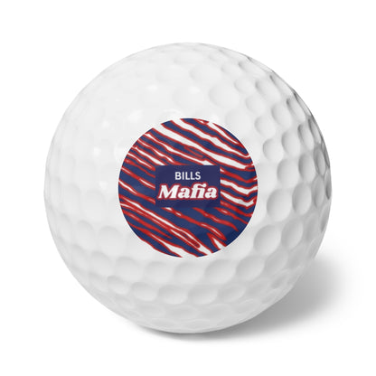 Buffalo Bills Mafia Golf Balls Set, 6pcs