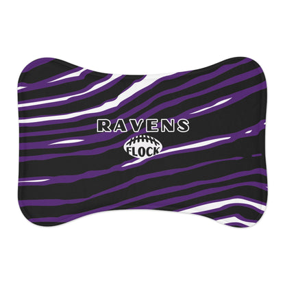 Baltimore Ravens Flock Pet Feeding Mats - Perfect for Dogs and Cats