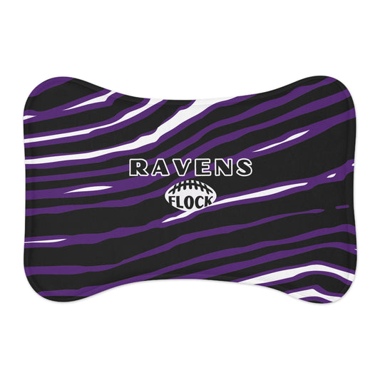 Baltimore Ravens Flock Pet Feeding Mats - Perfect for Dogs and Cats
