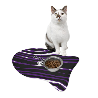 Baltimore Ravens Flock Pet Feeding Mats - Perfect for Dogs and Cats
