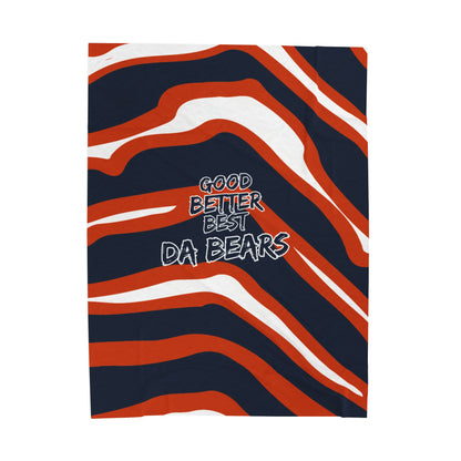Chicago Bears Good, Better, Best Da Bears Plush Blanket