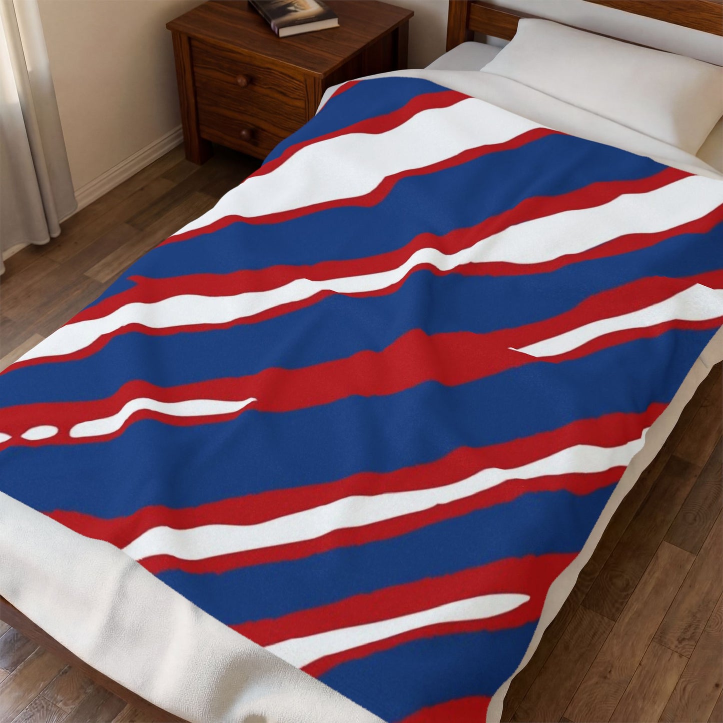 Buffalo Bills Mafia Plush Throw Blanket | Cozy Buffalo Football Game Day Blanket
