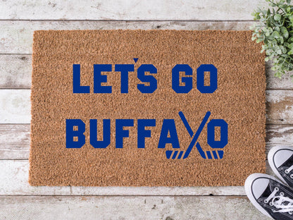Buffalo Sabres Let's Go Buffalo Doormat