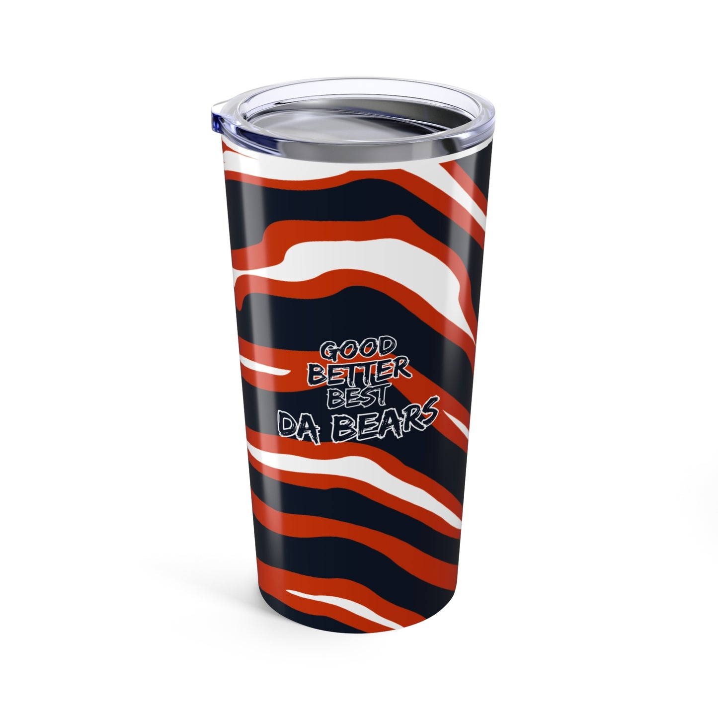 Chicago Good Better Best Da Bears 20oz Insulated Tumbler