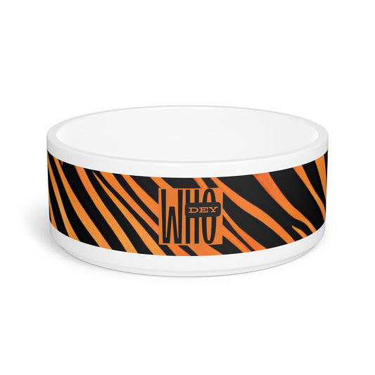Cincinnati Bengals Who Dey Pet Bowl Dish