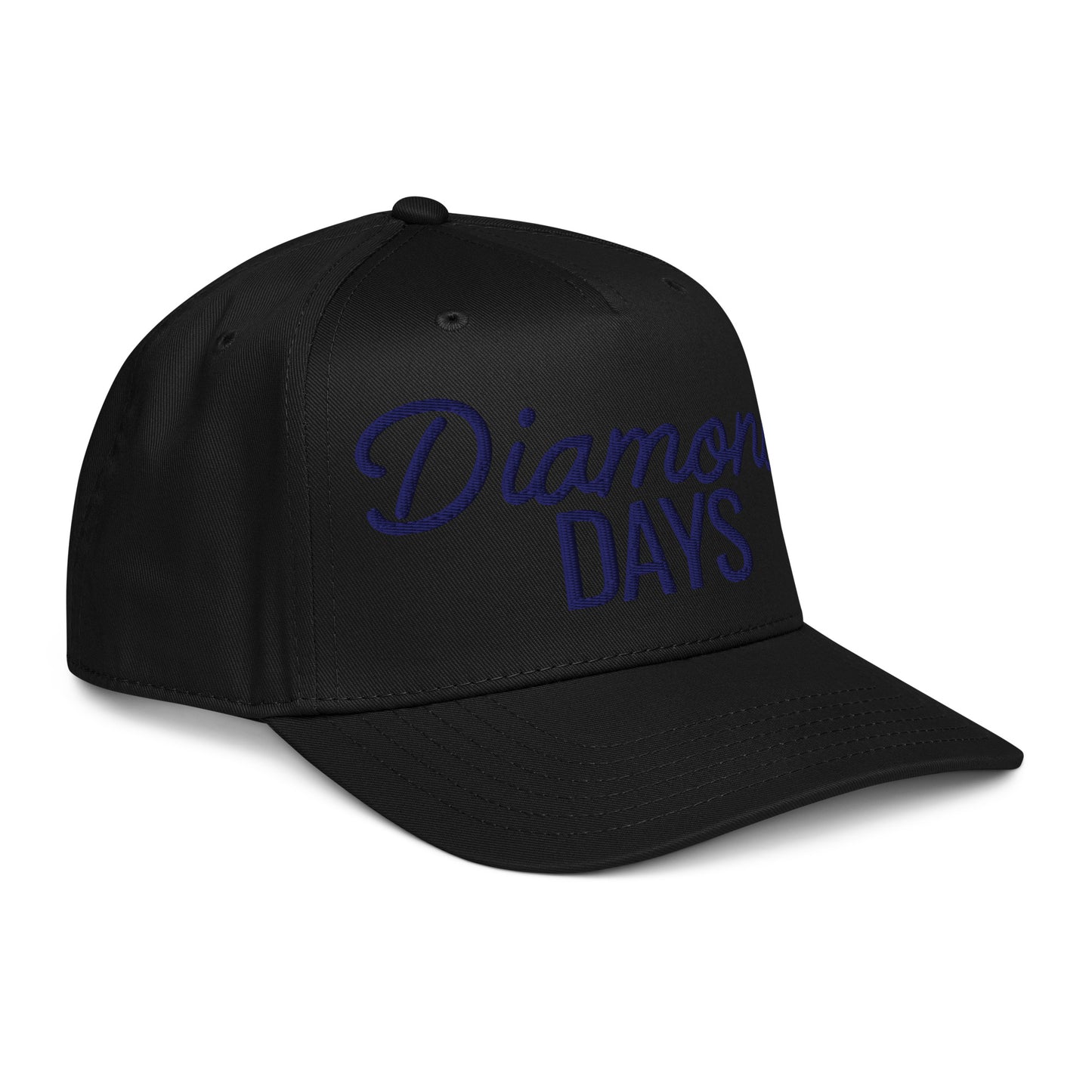 Diamond Days Embroidered Softball Mom Snapback Hat