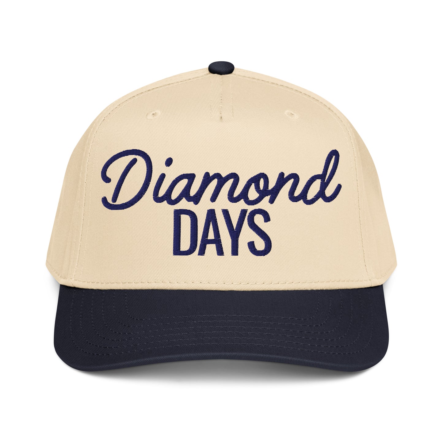 Diamond Days Embroidered Baseball Mom Snapback Hat