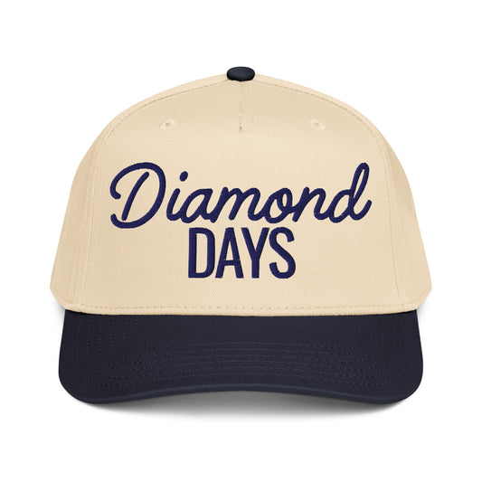 Diamond Days Embroidered Baseball Mom Snapback Hat