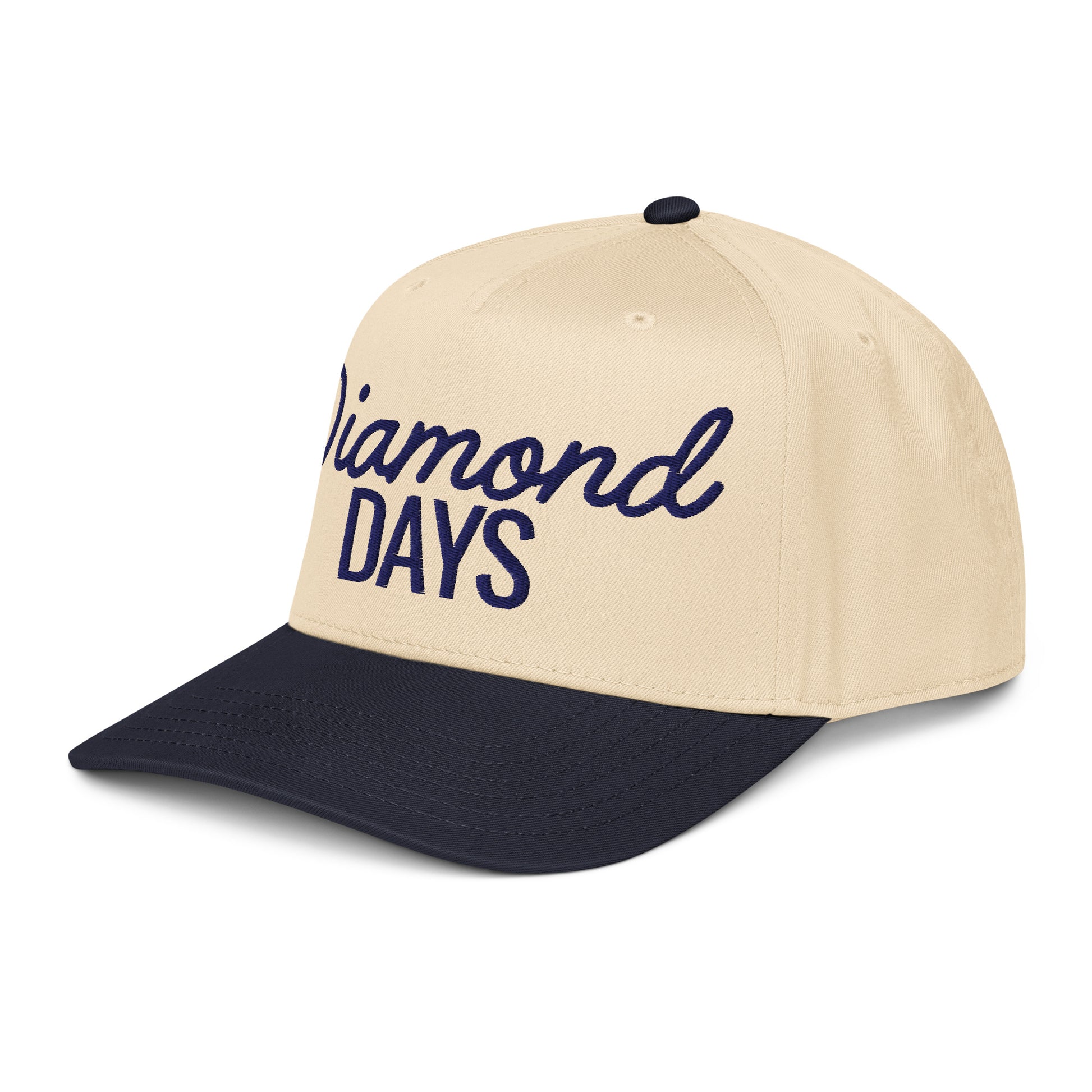 Diamond Days Embroidered Softball Mom Snapback Hat