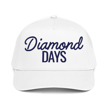 Diamond Days Embroidered Softball Mom Snapback Hat
