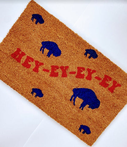 Buffalo Bills Hey Ey Ey Ey Doormat