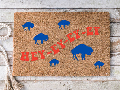 Buffalo Bills Hey Ey Ey Ey Doormat