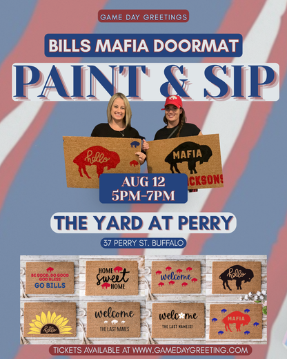 Doormat Paint & Sip @ The Yard at Perry