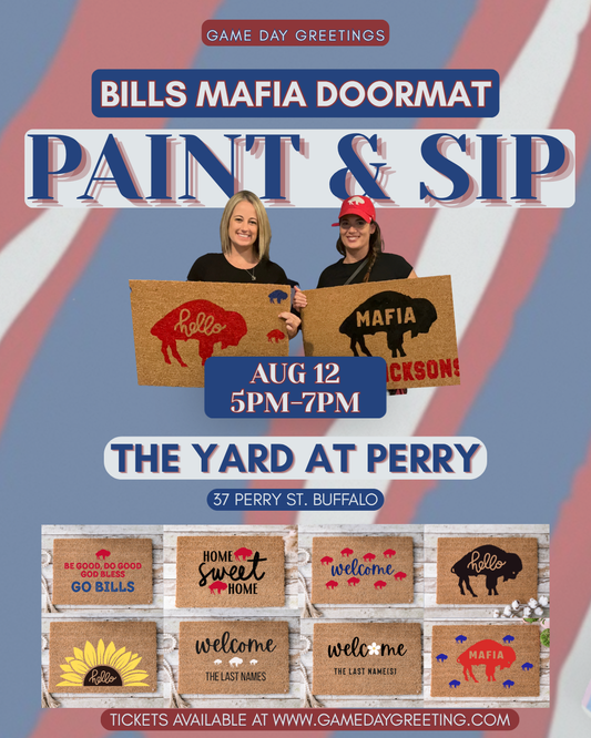 Doormat Paint & Sip @ The Yard at Perry
