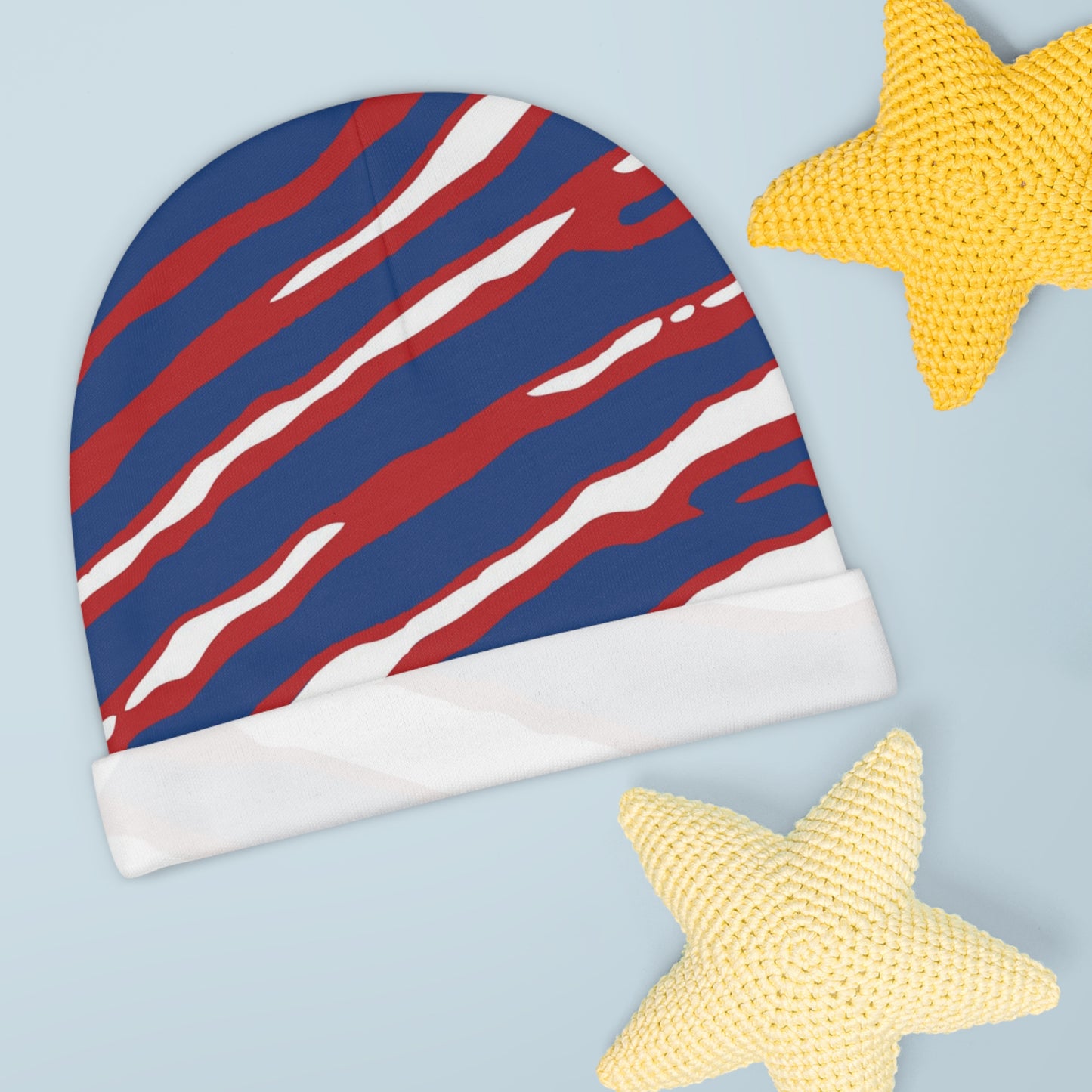 Buffalo Baby Beanie, Cute Football Hat for Newborns, Winter Essentials, Baby Shower Gift, Toddler Accessories, Buffalo Fan Infant Beanie