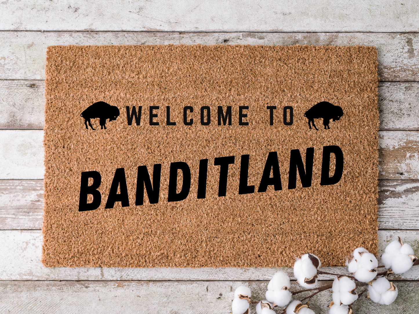 Welcoming to Banditland Doormat