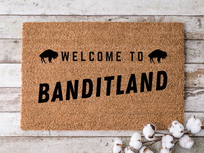 Welcoming to Banditland Doormat