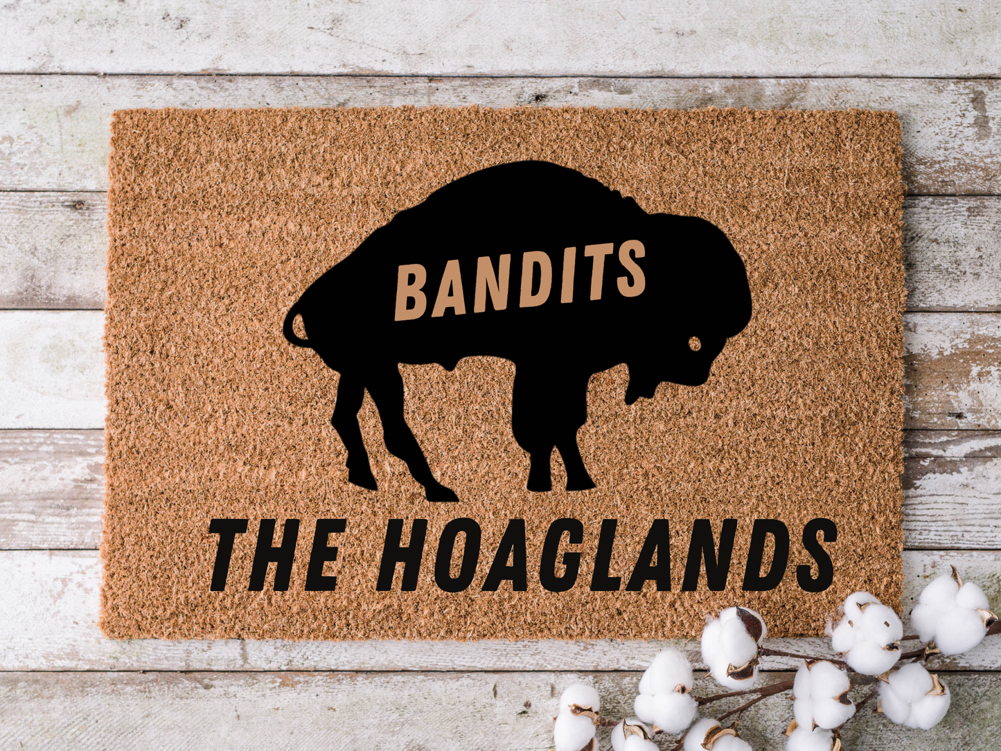 Bandits Personalized Doormat
