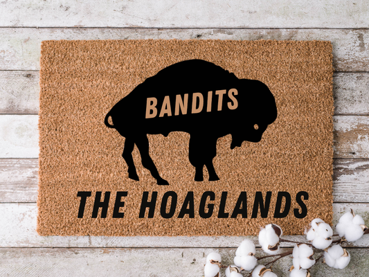 Bandits Personalized Doormat