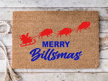 Merry Billsmas Buffalo Bills Doormat