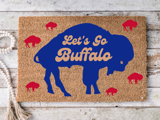 Buffalo Bills Let’s Go Buffalo Doormat