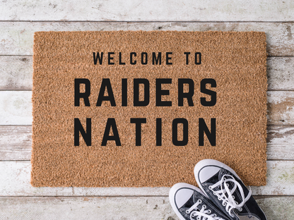 Welcome to Raiders Nation Doormat