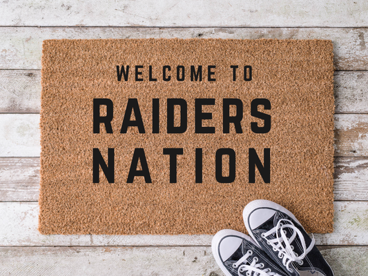 Welcome to Raiders Nation Doormat