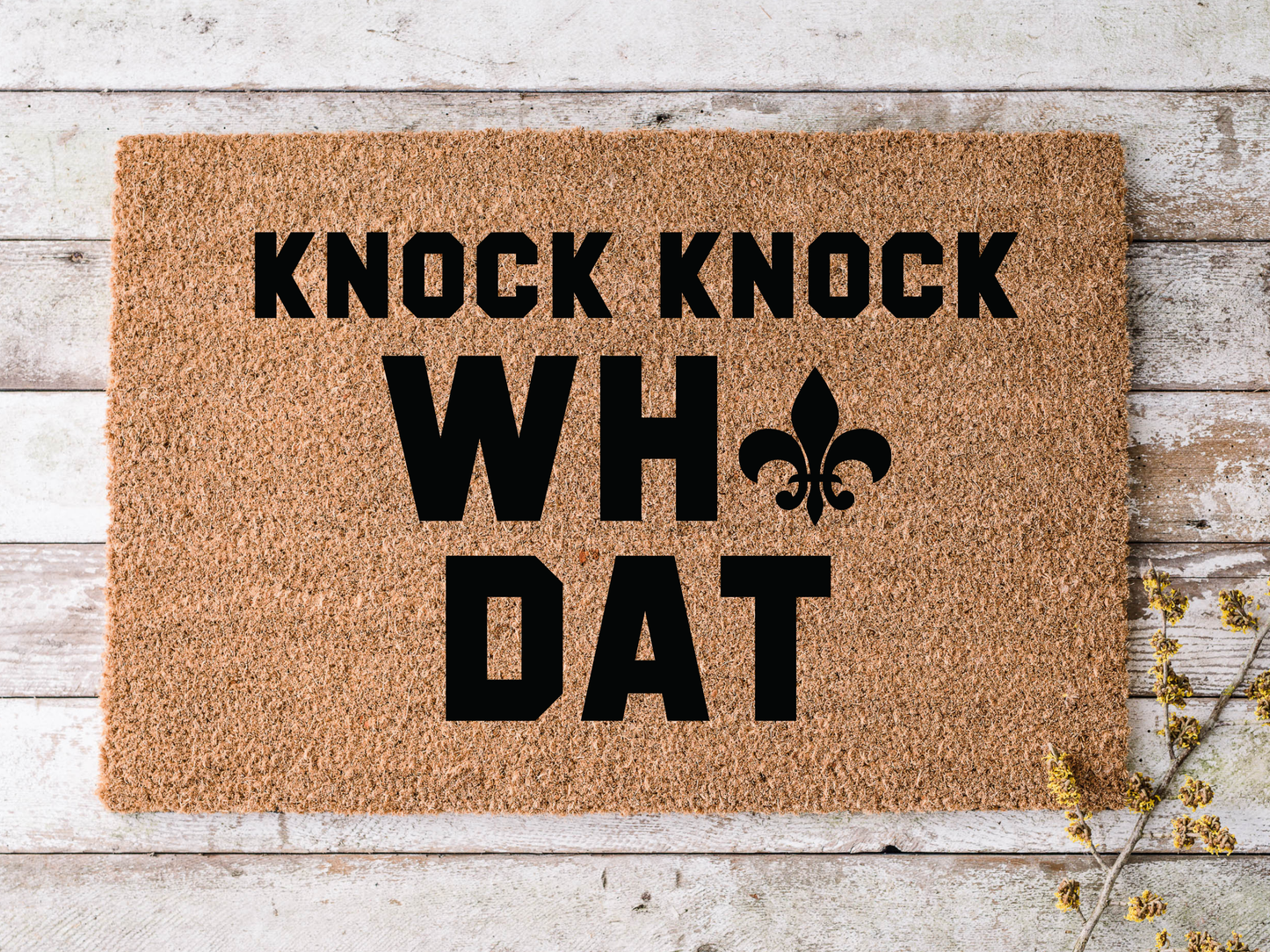 New Orleans Saints Who Dat Doormat