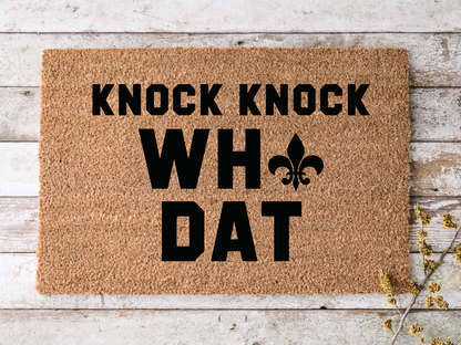New Orleans Saints Who Dat Doormat