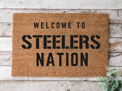 Welcome to Steelers Nation Doormat