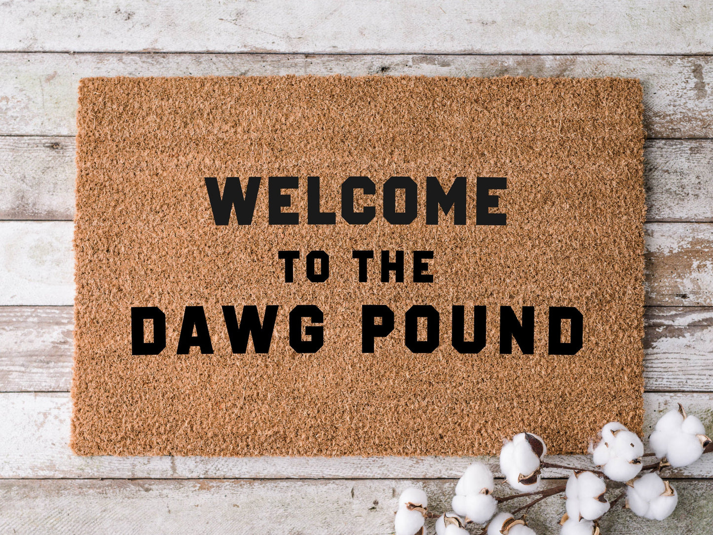 Welcome to the Dawg Pound Doormat