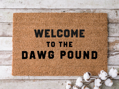 Welcome to the Dawg Pound Doormat