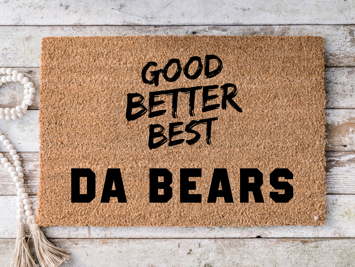 Chicago Bears - Good, Better, Best Da Bears Doormat
