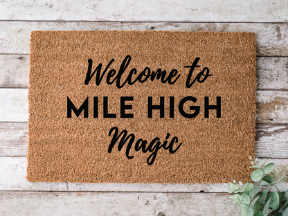 Denver Broncos - Welcome Mile High Magic Doormat